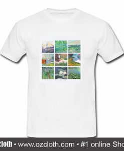 Art Grid of Claude Monet T-Shirt