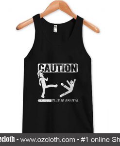 Caution This Is Sparta Cool Tank Top