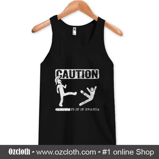 Caution This Is Sparta Cool Tank Top