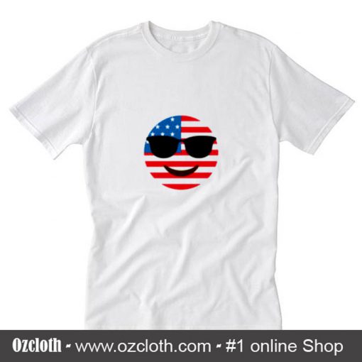 Emoji America Flag T-Shirt