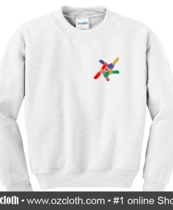 Holding Hands Rainbow Sweatshirt