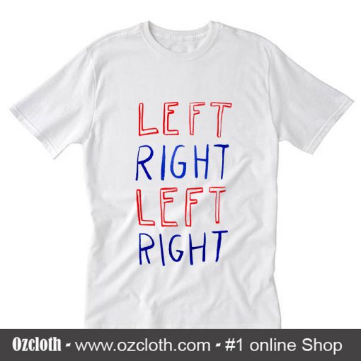 Left Right Print T-Shirt