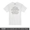 Love Is The Smell Of Sunscreen Quotes T-Shirt