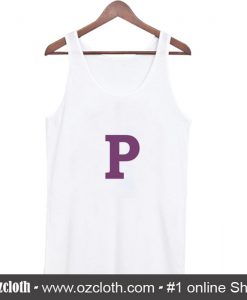 P Alphabet Font Tanktop