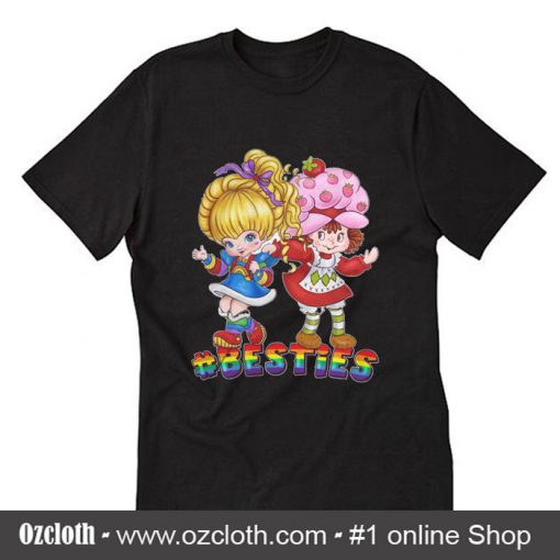 Rainbow Brite Strawberry Shortcake Besties T-Shirt