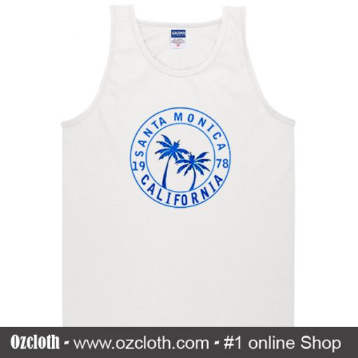 Santa Monica California Tank Top