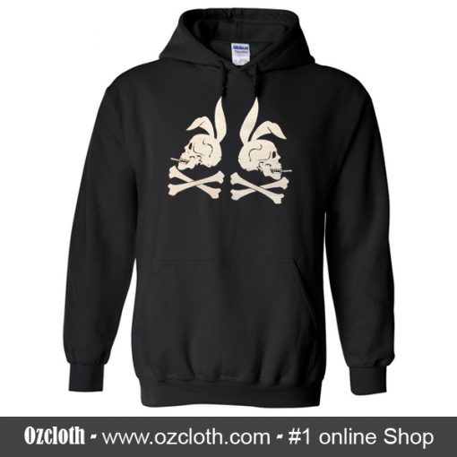 Smoking Rabbit Skulls Hoodie