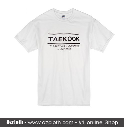 Taekook Is Taehyung Jungkook 2016 T-Shirt