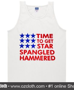 Time To Get Star Spangled Hammered Tank Top