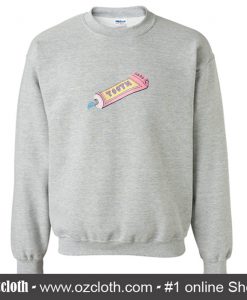 Toothpaste Grey Sweatshirt