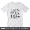 Vintage Boobs Breasts Types T-Shirt