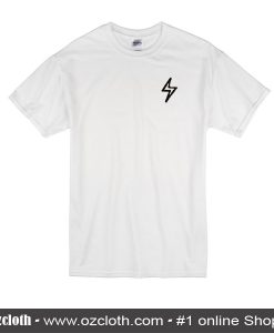 White Lightning Bolt T-Shirt