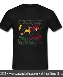 2012 Australian Tour Coldplay T shirt