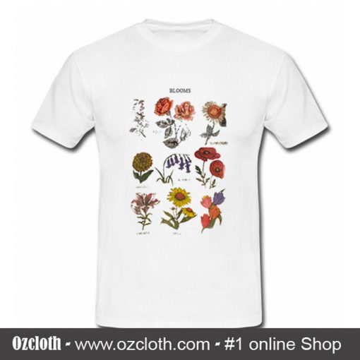 Blooms Flowers T shirt