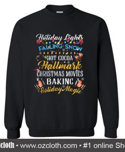 Holiday Lights Hallmark Christmas Sweatshirt