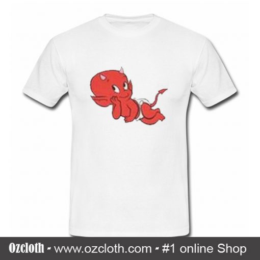 Hot Stuff The Little Devil Laying Down T-Shirt