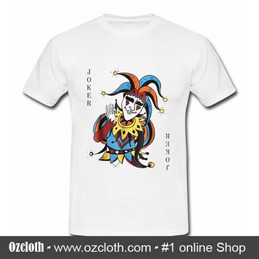 Joker Playing Card Halloween T Shirt