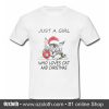 Just a girl who loves cat and christmas T Shirt