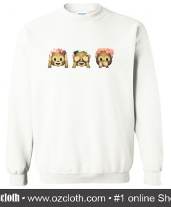 Monkey Emoji Sweatshirt