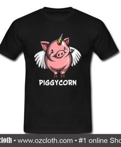 Piggycorn funny flying pig T Shirt