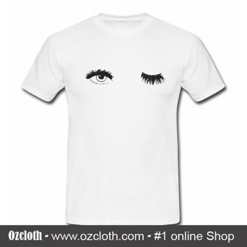 lashes eye t-shirt