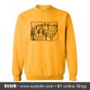 Cactus Print Gold Yellow Sweatshirt