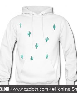 Cactus Print Hoodie