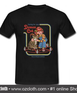Caring for your Demon Cat T Shirt
