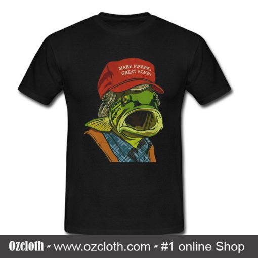 Donald Trump make fishing great again T shirt