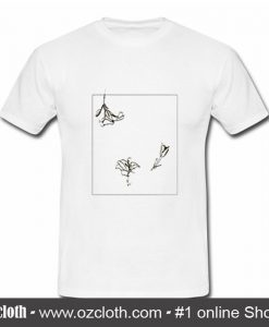Flower Line Art T-Shirt