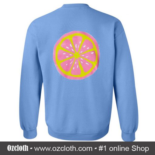 Grapefruit Sweatshirt Back