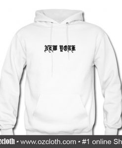 New York Font Hoodie