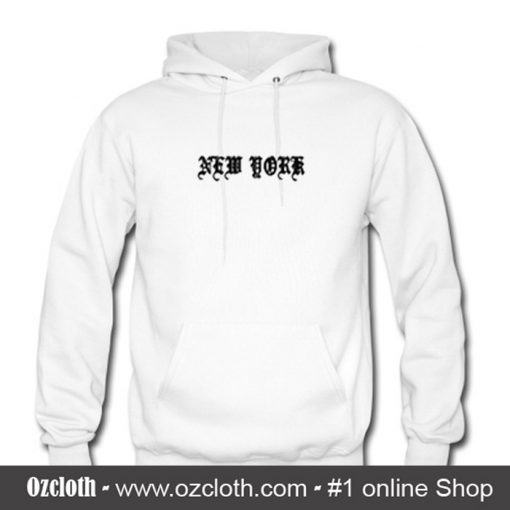 New York Font Hoodie