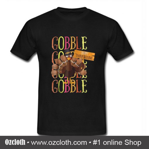 Nice Turkey Pilgrim Gobble T Shirt