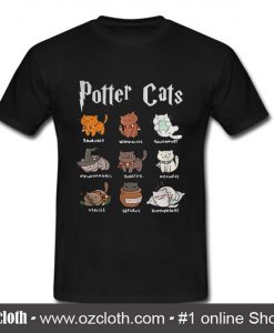 Potter Cats T Shirt