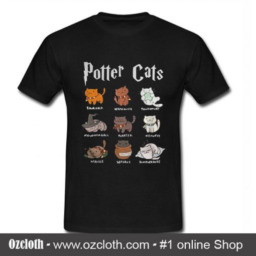 Potter Cats T Shirt