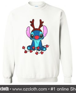 Reindeer Stitch Merry Christmas Sweatshirt