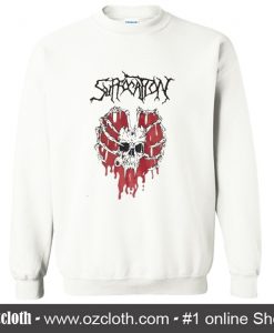 Suffocation Skeleton Heart Sweatshirt