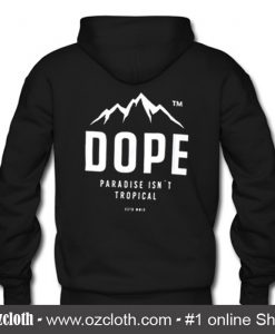 Dope Paradise Tropical Back Hoodie