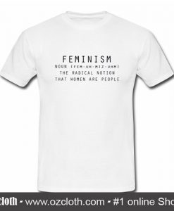 Feminism Noun Definition T Shirt