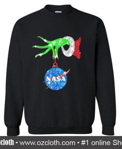 Grinch Hand Sweatshirt