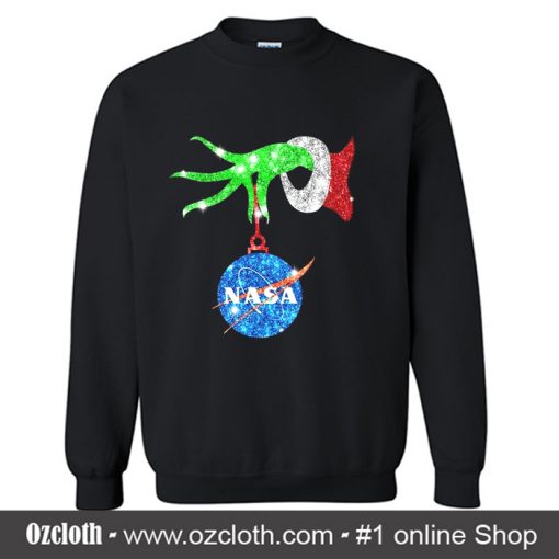 Grinch Hand Sweatshirt