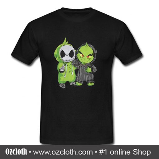 Grinch and Jack Skellington T Shirt