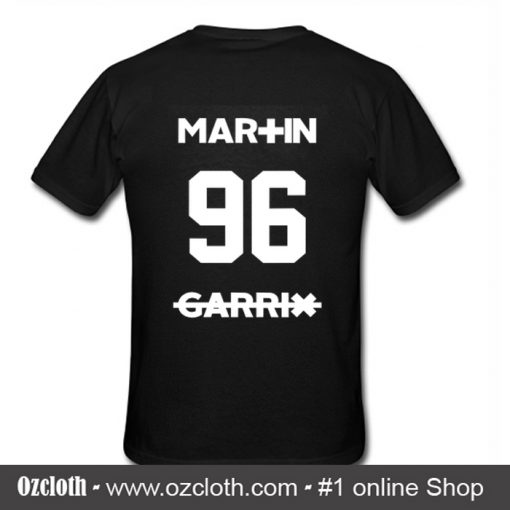 Martin Garrix 96 T-Shirt Back