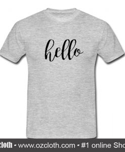 People Tree Organic 'Hello' T-shirt