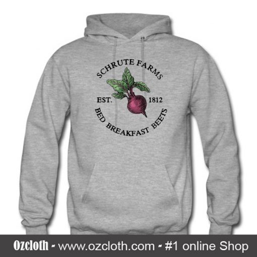 Schrute Farms Est 1812 Bed Breakfast Beets Hoodie