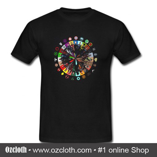 Stan Lee All Avengers Circle T Shirt