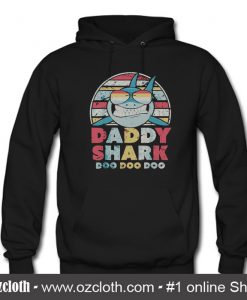 Sunset Daddy Shark Doo Doo Doo Hoodie