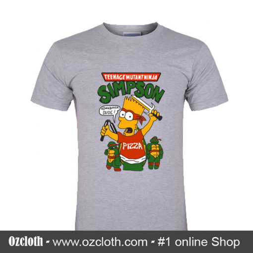 Teenage Mutant Ninja Simpson T Shirt