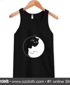 Yin Yang Cat Tank Top